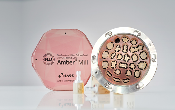 Amber Mill Disc. Lithium Disilicate Glass Ceramic (Call for Price&Availability)