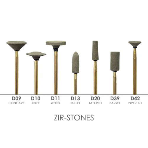 Zir-Stones Grinding Stone for Zirconia (Fine Grit )-5pk