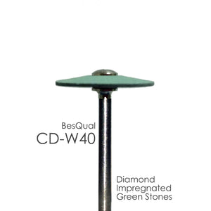 Besqual Diamond Impregnated Green Mounted Stones: Zirconia, All Ceramics & Hart Materials