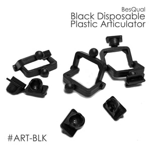 Besqual Black Disposable Articulators: 500 pk