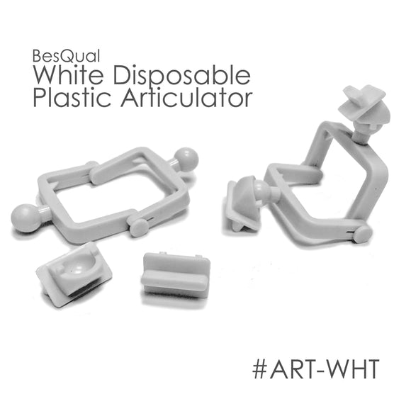 Besqual White Disposable Articulators: 500 pk