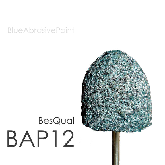 Besqual Blue Abrasive Points (HP Shank) #12 Large