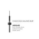 Imes-Icore Compatible Milling Burs: Carbon Coated