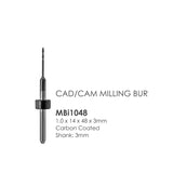Imes-Icore Compatible Milling Burs: Carbon Coated